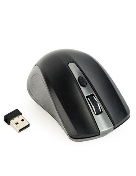 Mouse Wireless Gembird MUSW-4B-04-GB, Gri/Negru