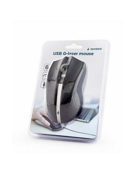 Mouse Gembird MUS-GU-02, Negru