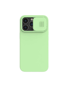 Чехол Nillkin iPhone 13 Pro, CamShield Silky Silicone, Mint Green