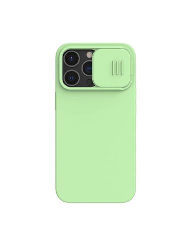Чехол Nillkin iPhone 13 Pro, CamShield Silky Silicone, Mint Green