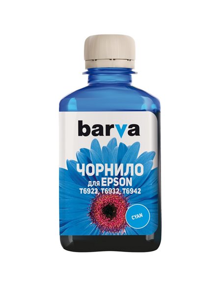 Контейнер с чернилами Barva T6931, 180мл, Голубой