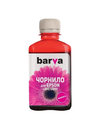 Контейнер с чернилами Barva PN-EL800N, 180мл, Пурпурный