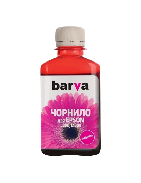 Контейнер с чернилами Barva PN-EL800N, 180мл, Пурпурный