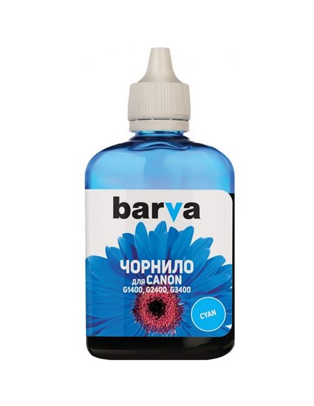 Контейнер с чернилами Barva G490 (Canon G-Series), G490-504 (709), Циан