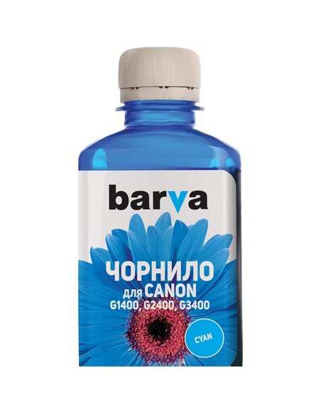 Контейнер с чернилами Barva G490 (Canon G-Series), G490-504 (709), Циан