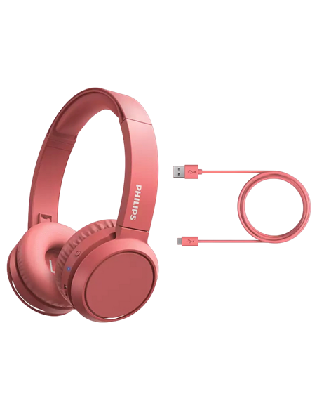 Căști Philips TAH4205RD/00, Roșu
