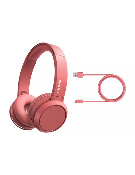 Căști Philips TAH4205RD/00, Roșu