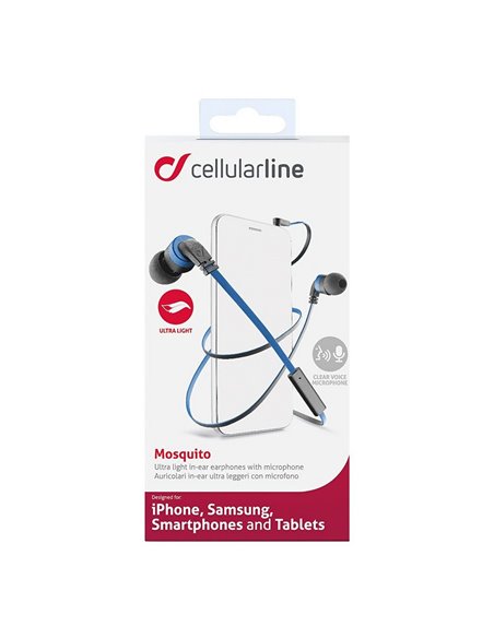 Наушники Cellularline Mosquito, Синий