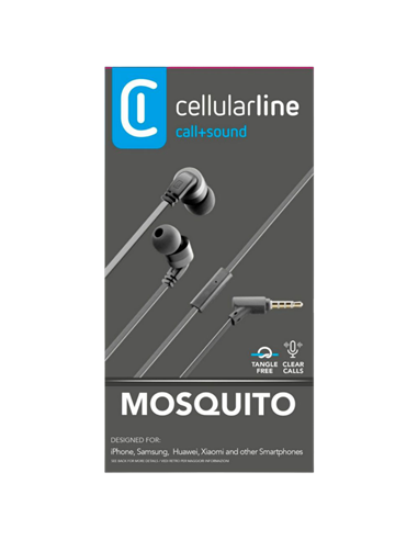 Căști Cellularline Mosquito, Negru
