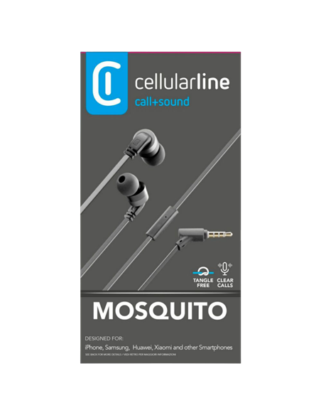 Căști Cellularline Mosquito, Negru