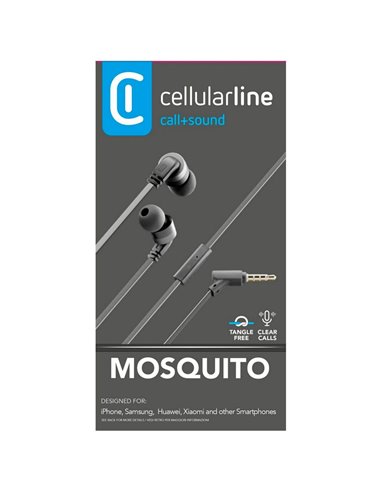 Căști Cellularline Mosquito, Negru