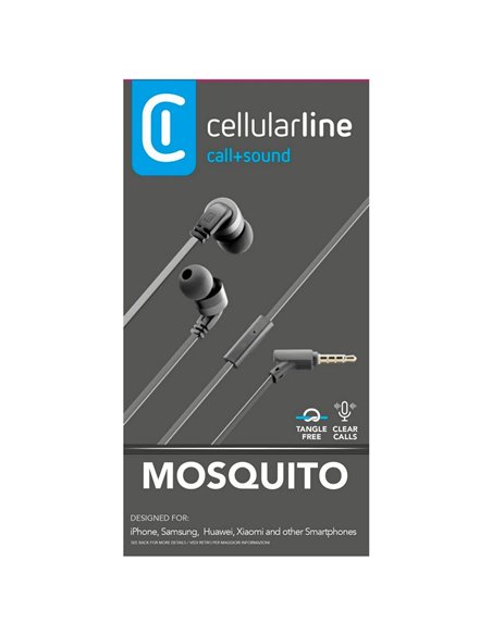 Căști Cellularline Mosquito, Negru
