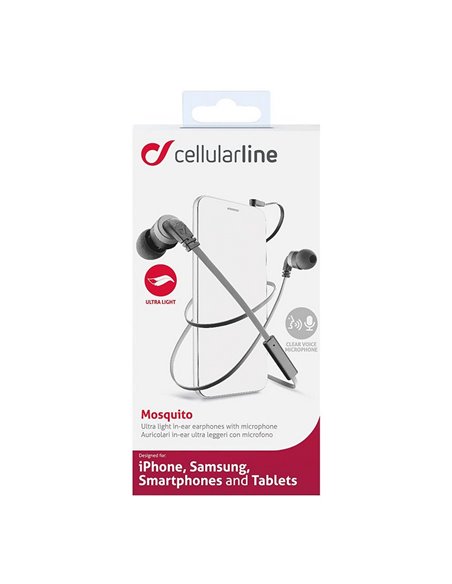 Căști Cellularline Mosquito, Negru