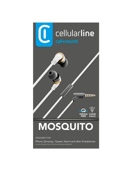 Căști Cellularline Mosquito, Alb