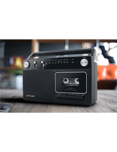 Портативное радио MUSE M-152 RC, Чёрный