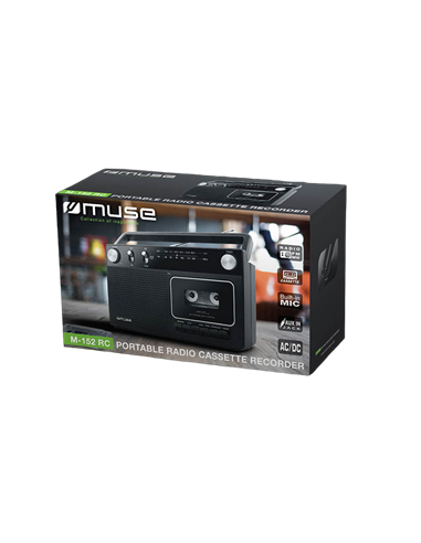 Портативное радио MUSE M-152 RC, Чёрный