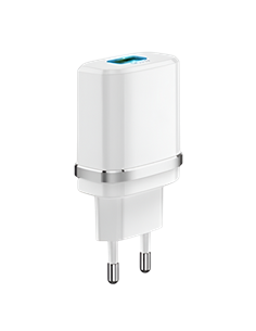 Зарядное устройство Xpower Charger, 1USB, Fast Charge QC3.0, Белый