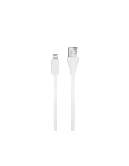 Кабель для зарядки и синхронизации Xpower Lightning cable, Flat, USB Type-A/Lightning, 1м, Белый