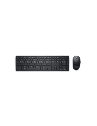 Клавиатура и мышь DELL KM5221W, Беспроводное, Чёрный