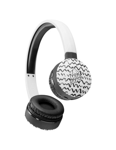Căști Cellularline Music Sound, Negru/Alb