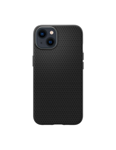 Husă Spigen iPhone 13, Liquid Air, Negru mat