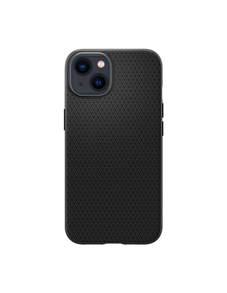 Чехол Spigen iPhone 13, Liquid Air, Матовый черный