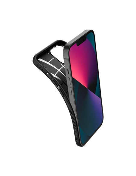 Husă Spigen iPhone 13, Liquid Air, Negru mat Husă Spigen iPhone 13, Liquid Air, Negru mat