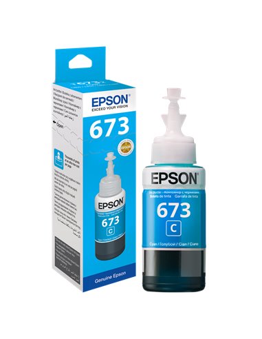 Recipient de cerneală Epson T673, 70ml, Cyan