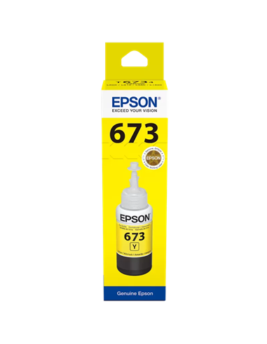 Recipient de cerneală Epson T673, 70ml, Galben