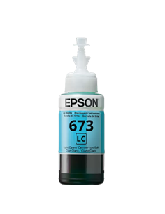 Контейнер с чернилами Epson T673, 70мл, Светло-Голубой