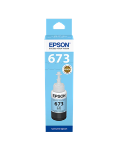 Recipient de cerneală Epson T673, 70ml, Albastru Deschis 2