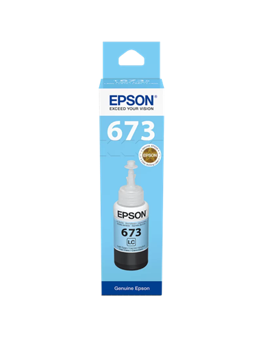 Recipient de cerneală Epson T673, 70ml, Albastru Deschis