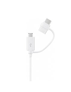 Зарядный кабель Samsung EP-DG930DWEGRU, USB Type-A/Micro USB, USB Type-C, 1,5м, Белый 2
