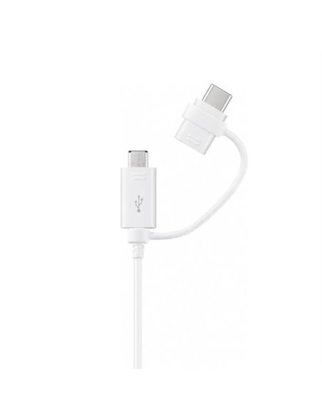Cablu de încărcare Samsung EP-DG930DWEGRU, USB Type-A/Micro USB, USB Type-C, 1,5m, Alb Cablu de încărcare Samsung EP-DG930DWEGRU, USB Type-A/Micro USB, USB Type-C, 1,5m, Alb