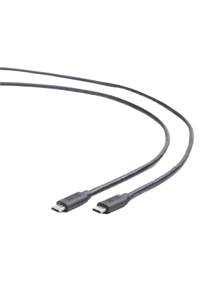 Cablu încărcare și sincronizare Cablexpert CCP-USB3.1-CMCM-1M, USB Type-C/USB Type-C, 1m, Negru
