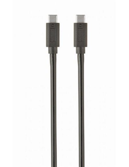 Cablu încărcare și sincronizare Cablexpert CCP-USB3.1-CMCM-1M, USB Type-C/USB Type-C, 1m, Negru