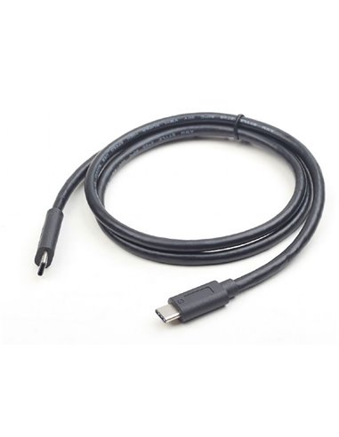 Cablu încărcare și sincronizare Cablexpert CCP-USB3.1-CMCM-1M, USB Type-C/USB Type-C, 1m, Negru