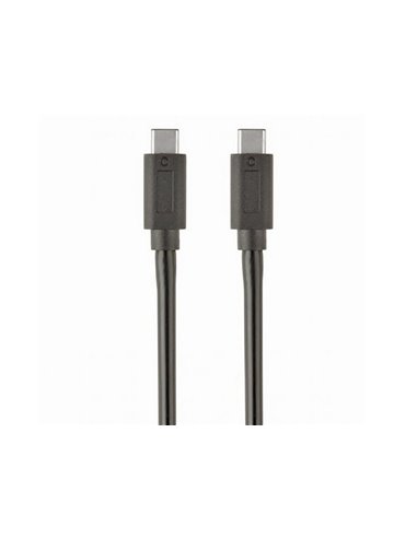 Cablu încărcare și sincronizare Cablexpert CCP-USB3.1-CMCM-1M, USB Type-C/USB Type-C, 1m, Negru
