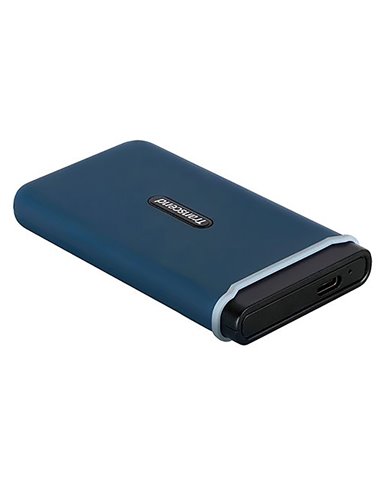 Внешний портативный SSD накопитель Transcend ESD370C, 1 ТБ, Морской Синий (TS1TESD370C)