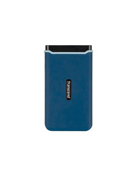 Внешний портативный SSD накопитель Transcend ESD370C, 1 ТБ, Морской Синий (TS1TESD370C)