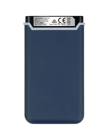 Внешний портативный SSD накопитель Transcend ESD370C, 1 ТБ, Морской Синий (TS1TESD370C)