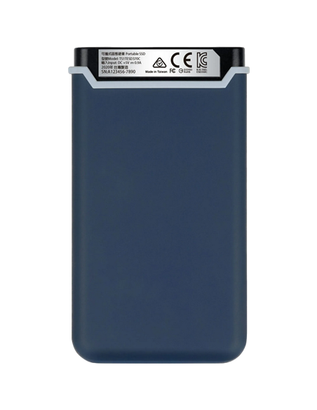 Внешний портативный SSD накопитель Transcend ESD370C, 1 ТБ, Морской Синий (TS1TESD370C)