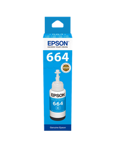 Контейнер с чернилами Epson T664, 70мл, Голубой 2