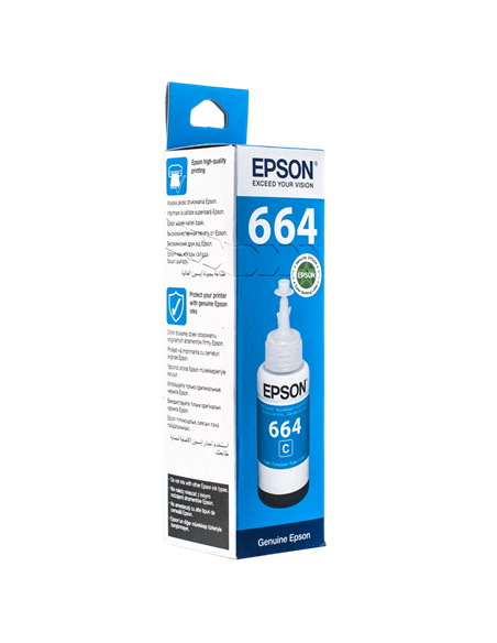 Recipient de cerneală Epson T664, 70ml, Cyan