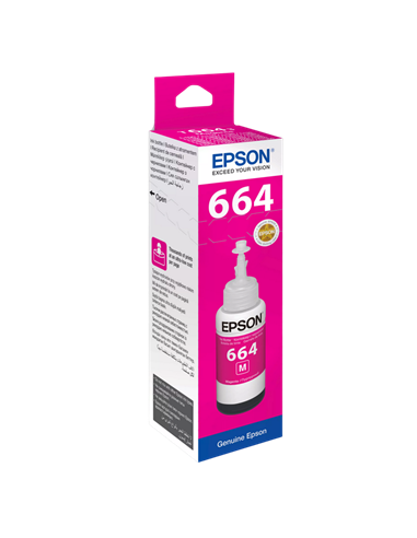 Recipient de cerneală Epson T664, 70ml, Magenta