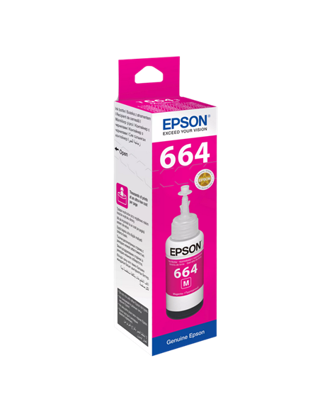 Recipient de cerneală Epson T664, 70ml, Magenta