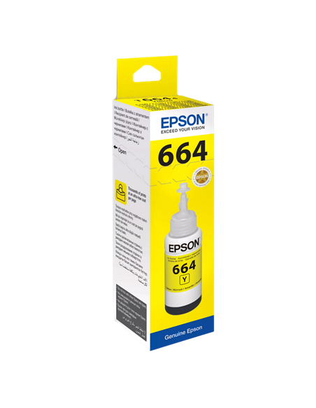Recipient de cerneală Epson T664, 70ml, Galben
