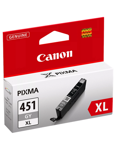 Картридж чернильный Canon CLI-451 XLGY, 11мл, Серый