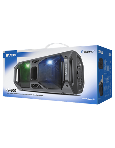 Boxă portabilă SVEN PS-600, Negru