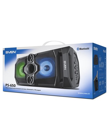 Boxă portabilă SVEN PS-650, Negru